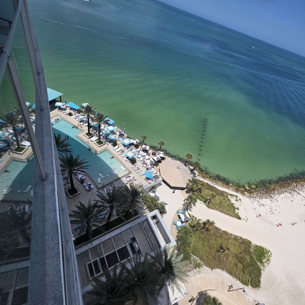 Clearwater Beach from 12th floor Clearwater Beach from 12th floor