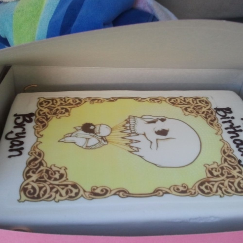 Creative Cakes - Jeremy Fish inspired Sheet Cake for the Hubby's 23rd Bday!!! :) - Bakeries Near Me - Anaheim, California
