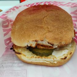 A&W - Chicken Buddy Burger. Where's the chicken? Lol.