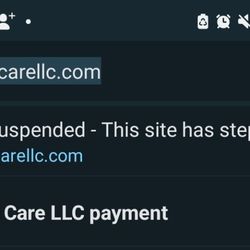 Grace Care LLC - The website is suspended.