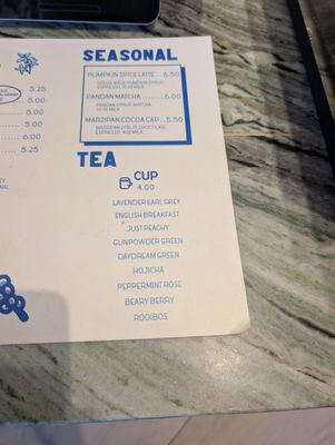 Menu photo 3 Little Bear Coffee Albuquerque, NM