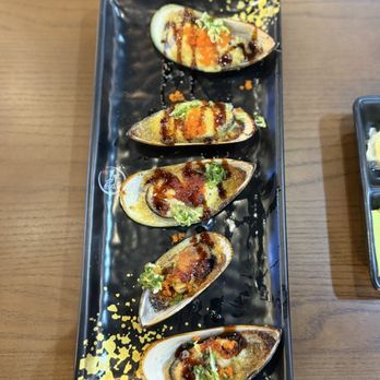 East Blue Sushi - Baked Mussels - Sushi Bars Near Me - San Antonio, Texas East Blue Sushi - Baked Mussels - Sushi Bars Near Me - San Antonio, Texas