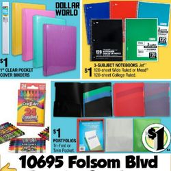 Dollar World & Cigarettes - Visit -- DOLLAR WORLD FOR BACK TO SCHOOL