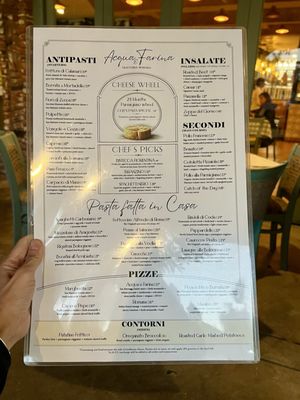 Menu photo 4 Acqua E Farina Chula Vista, CA