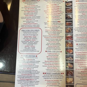 Eddie's Diner - Menu - Breakfast & Brunch Near Me - Plano, Texas