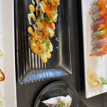 Wasabi Bistro - Rainbow Roll, saba nigiri, Godzilla Roll - Japanese Near Me - Livermore, California Wasabi Bistro - Rainbow Roll, saba nigiri, Godzilla Roll - Japanese Near Me - Livermore, California