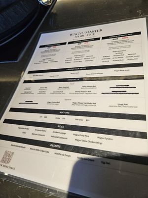 Menu photo 3 Wagyu Master San Jose, CA