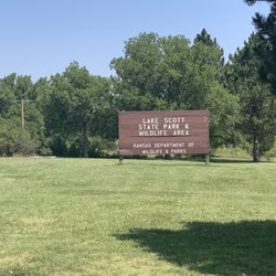 Scott State Park - Entrance sign
