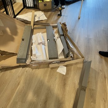 west elm - Picture of 4th attempt delivery with just the legs. - Furniture Stores Near Me - Bellevue, Washington west elm - Picture of 4th attempt delivery with just the legs. - Furniture Stores Near Me - Bellevue, Washington
