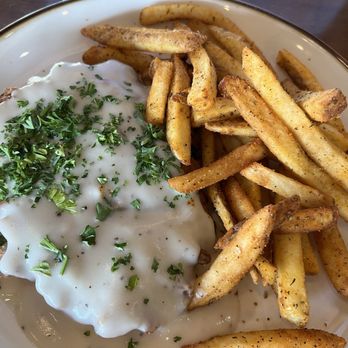 Village Corner Comfort Kitchen & Bar - Chicken Fried Chicken with fries - Southern Near Me - CONCORD, North Carolina Village Corner Comfort Kitchen & Bar - Chicken Fried Chicken with fries - Southern Near Me - CONCORD, North Carolina