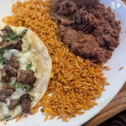 On The Border Mexican Grill & Cantina - Beans that look like they have set all day