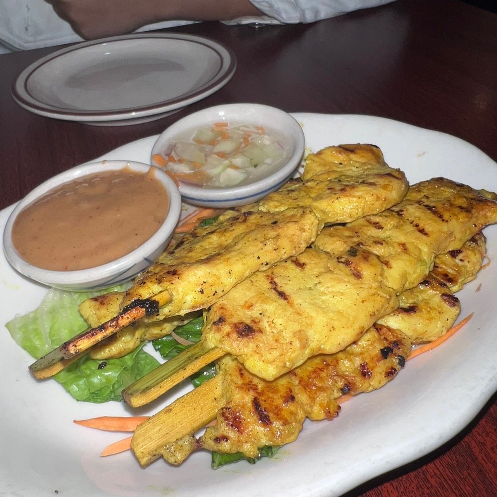 Raan Thai - Grilled Satay Chicken - Thai Near Me - Smithtown, New York Raan Thai - Grilled Satay Chicken - Thai Near Me - Smithtown, New York