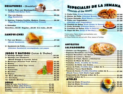 Menu photo 5 Doña Antonia Restaurant Guttenberg, NJ