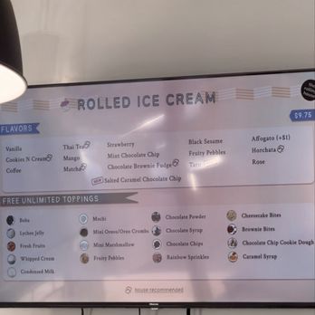 The Rolling House - Menu #1 - Ice Cream & Frozen Yogurt Near Me - San Pablo, California The Rolling House - Menu #1 - Ice Cream & Frozen Yogurt Near Me - San Pablo, California