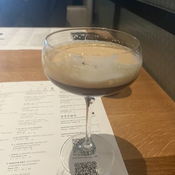 Sixty Vines - Espresso martini. Strong orange flavor and not enough creaminess in my opinion. I would not order again. - New American Near Me - Dallas, Texas Sixty Vines - Espresso martini. Strong orange flavor and not enough creaminess in my opinion. I would not order again. - New American Near Me - Dallas, Texas