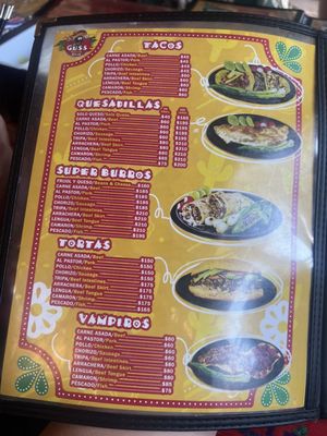 Menu photo 6 Tacos Guss Cabo San Lucas, BCS Menu photo 6 Tacos Guss Cabo San Lucas, BCS