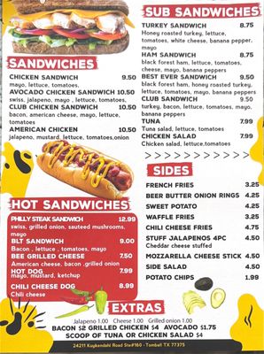 Menu photo 3 Leti Bee Tomball, TX