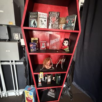 Twisted Coffee - Coffin bookshelf - Coffee & Tea Near Me - Bakersfield, California Twisted Coffee - Coffin bookshelf - Coffee & Tea Near Me - Bakersfield, California