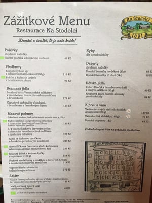 Menu photo 3 Restaurace Na Stodolci Dolní Podluží, US Menu photo 3 Restaurace Na Stodolci Dolní Podluží, US