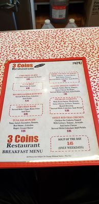 Menu photo 7 3 Coins Open Kitchen Richmond Hill, ON