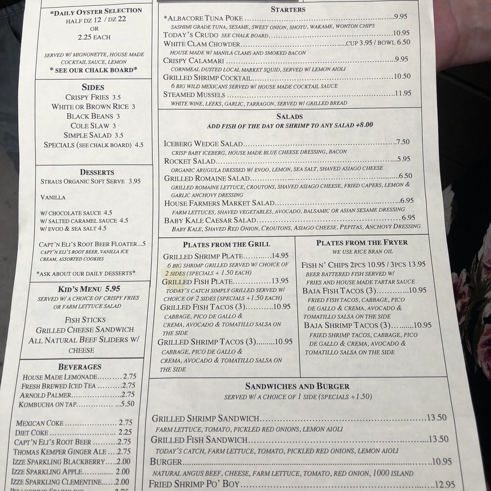 Fish 101 - Menu - Seafood Near Me - Encinitas, California Fish 101 - Menu - Seafood Near Me - Encinitas, California