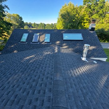 Hudson Valley Roofers - Roof replacement with new skylights and chimney flashing - Roofing Near Me Hudson Valley Roofers - Roof replacement with new skylights and chimney flashing - Roofing Near Me