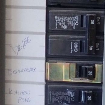 Wire Craft Electric - old dryer and dishwasher config - Electricians Near Me - Shoreline, Washington