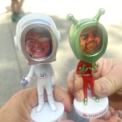 Utah Arts Festival - Free bobble heads at the State Farm booth