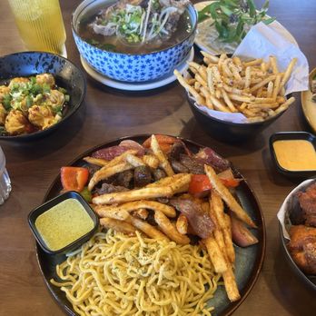 Sona Fusion Kitchen - Lomo Saltado Shaken Fries - Asian Fusion Near Me - Anaheim, California
