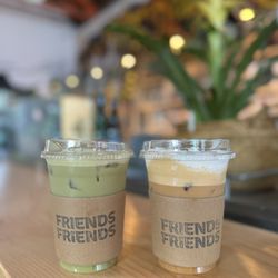 Friends of Friends - Buko Pandan and Eat a Peach Lattes