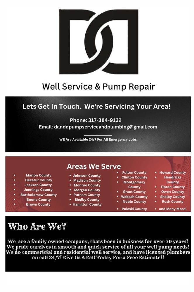 Slide of D&D Pump Service & Plumbing