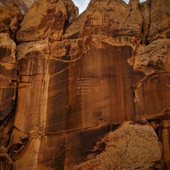 Capitol Reef National Park - Pioneer Register - Parks Near Me - Fruita, Utah