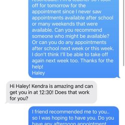 Again- hours later you decided to ask about the my upcoming wedding. NO sorry and I had to reach out to you