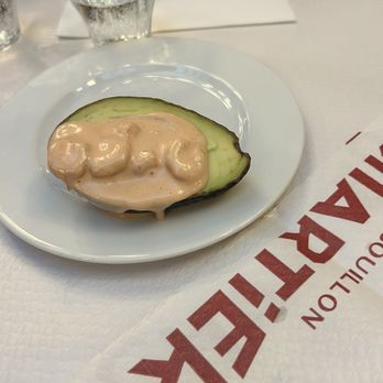 Bouillon Chartier - Avocado with shrimp. It was okay. - French Near Me - Paris, 75