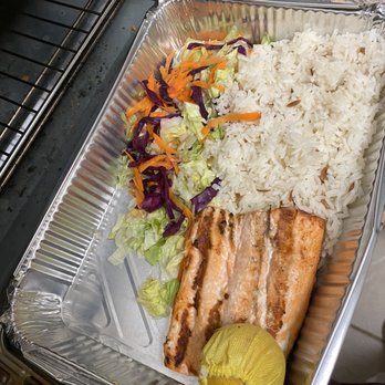 Cinar Turkish Restaurant 1 - Salmon is looks ok in photo but thinnest tiny amount - Turkish Near Me - Cliffside Park, New Jersey Cinar Turkish Restaurant 1 - Salmon is looks ok in photo but thinnest tiny amount - Turkish Near Me - Cliffside Park, New Jersey