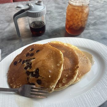 Farmhouse Kitchen - Chocolate chip pancakes. - Breakfast & Brunch Near Me - Leland, North Carolina Farmhouse Kitchen - Chocolate chip pancakes. - Breakfast & Brunch Near Me - Leland, North Carolina