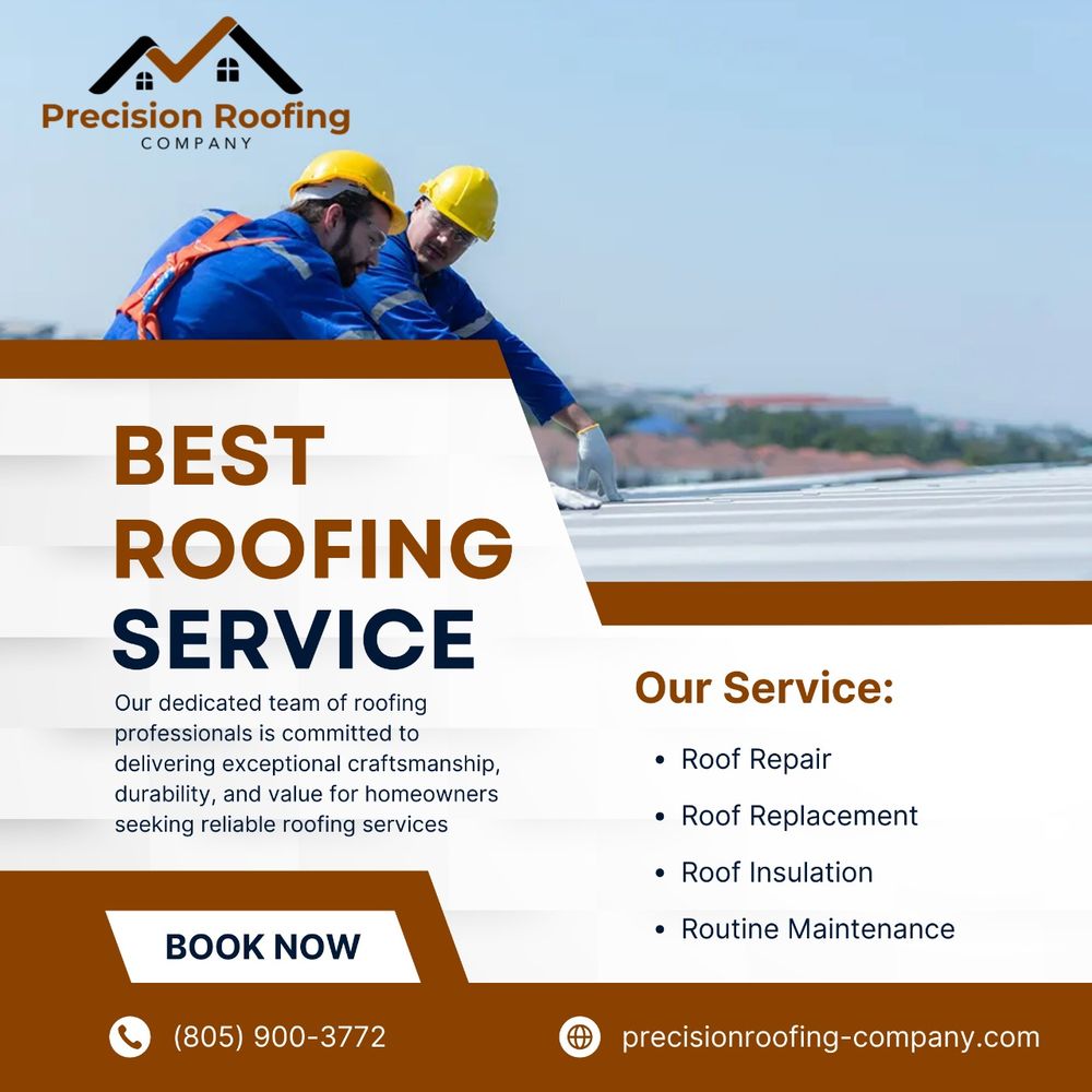 Slide of Precision Roofing Company