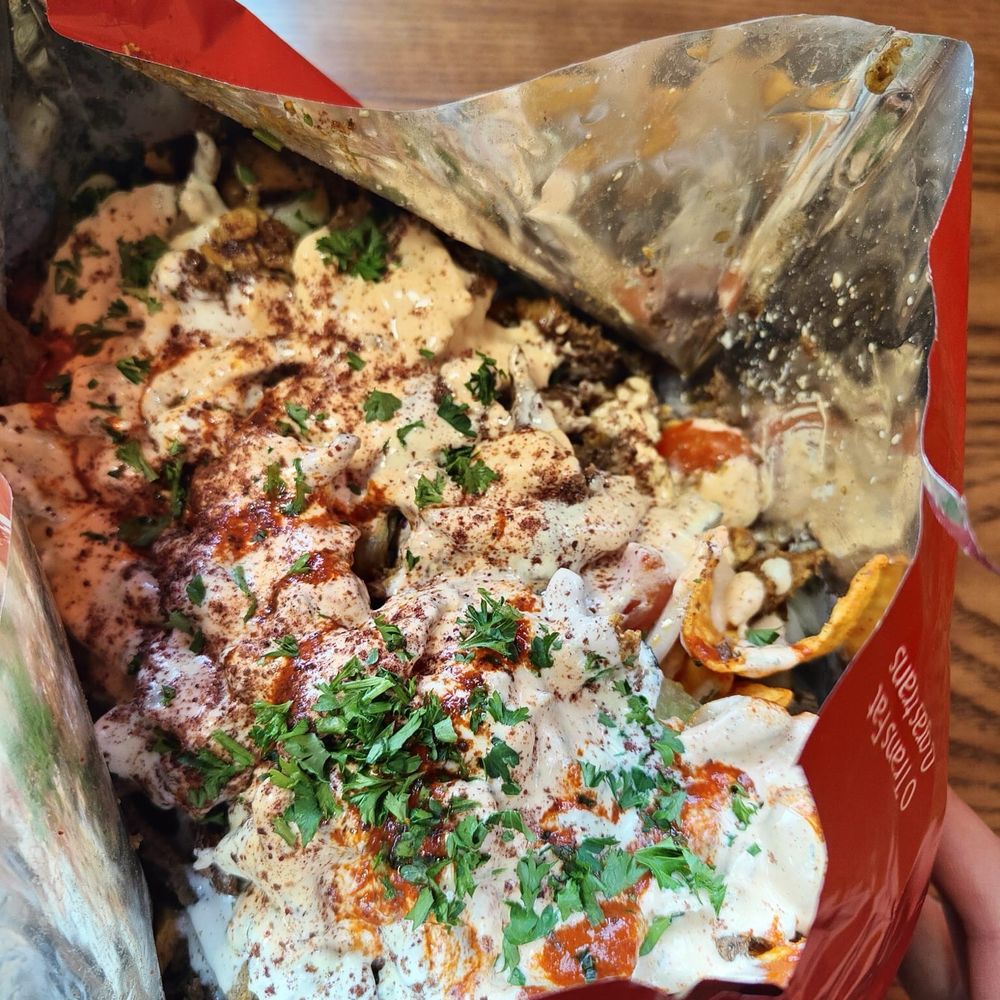 Shawarma on chips