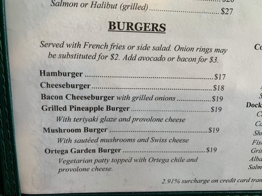Menu photo 4 Tognazzini's Dockside Morro Bay, CA