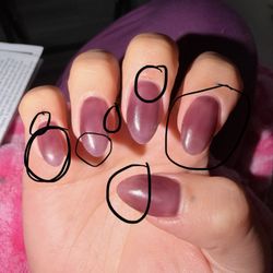 Bebe Nails 2 - Multiple cuts bad shaping