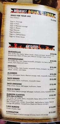 Menu photo 2 El Tizoncito Restaurant Plant City, FL Menu photo 2 El Tizoncito Restaurant Plant City, FL