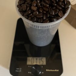 Java Square Cafe - Beans are a half oz short of what bag says, 12oz.