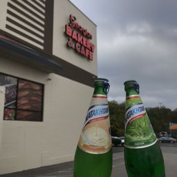 two bottles of soda