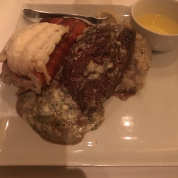 333 Pacific - 8 Oz Usda Prime Flat Iron Steakwith added 6 Oz Lobster Tail - Steakhouses Near Me - Oceanside, California