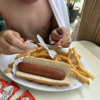 Lighthouse Cafe - Hot dog  & fries - Cafes Near Me - Key Biscayne, Florida
