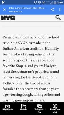 Menu photo 5 John & Joe's Pizzeria Bronx, NY Menu photo 5 John & Joe's Pizzeria Bronx, NY