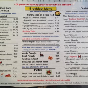 Whistle Stop Cafe - Breakfast Menu - Breakfast & Brunch Near Me - Deep River, Connecticut Whistle Stop Cafe - Breakfast Menu - Breakfast & Brunch Near Me - Deep River, Connecticut