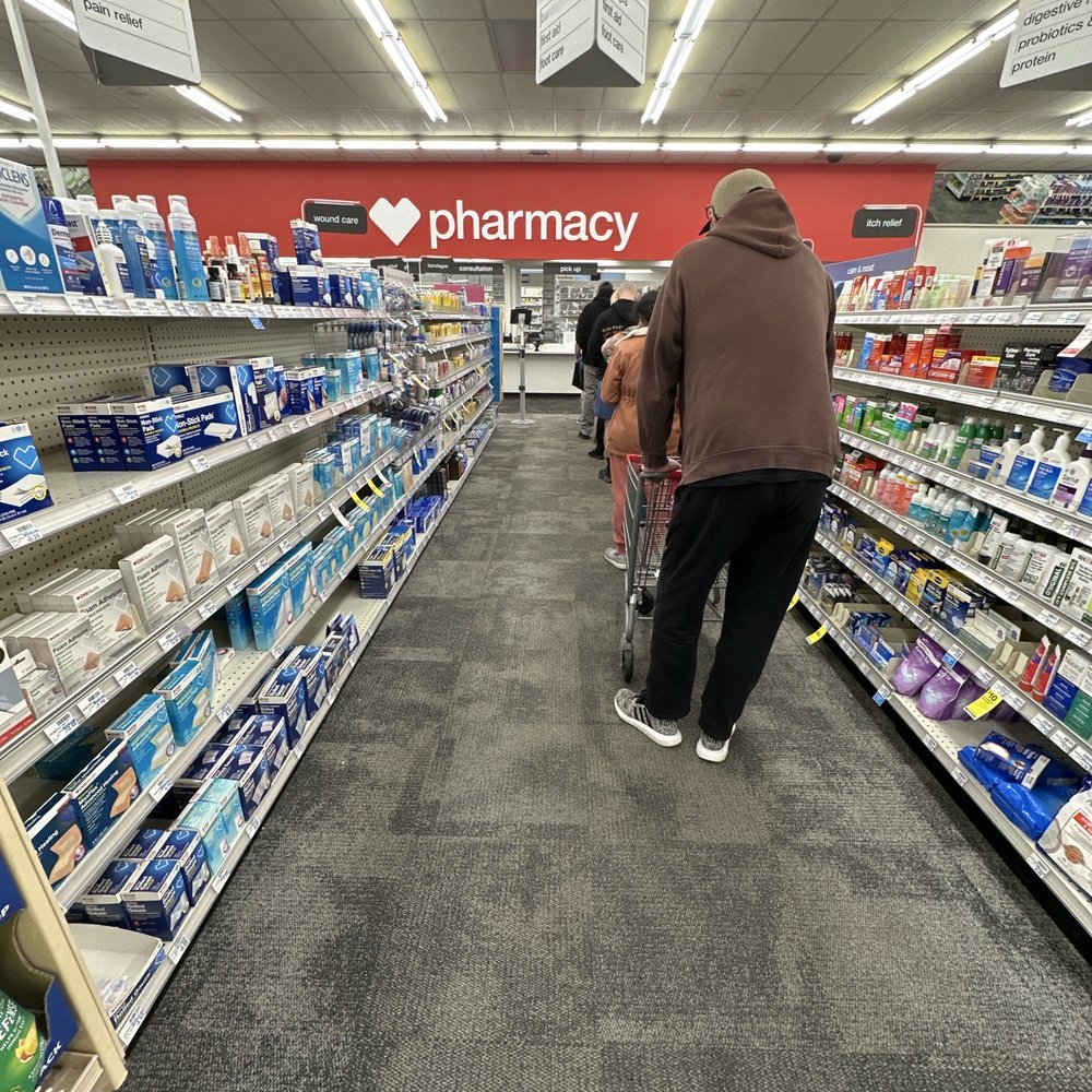 CVS Pharmacy - 8 people deep at the pharmacy. 7pm. Typical... - Drugstores Near Me - ROSEVILLE, California CVS Pharmacy - 8 people deep at the pharmacy. 7pm. Typical... - Drugstores Near Me - ROSEVILLE, California