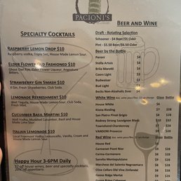 Menu Menu