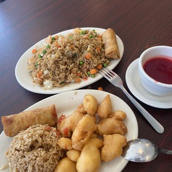 Panda Delite - 3. Sweet and Sour Chicken 15. Shrimp Fried Rice - Chinese Near Me - Arlington, Texas